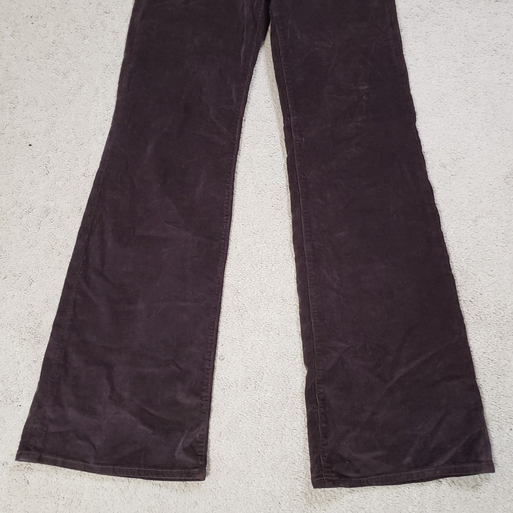 Veronica Beard Crosbie Wide Leg Corduroy High Rise Pants Womens 28 Brown USA - Picture 4 of 11